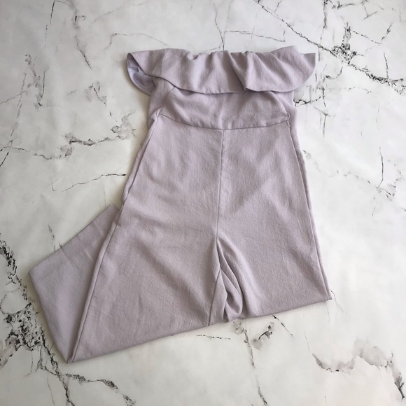 Aritzia Babaton Flutter Jumpsuit Lilac Purple - Picture 5 of 6